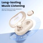 Toocki - Auriculares Inalámbricos ENC EJ12 Bluetooth 5.3 con Micrófono, Control Táctil - Imagen 2