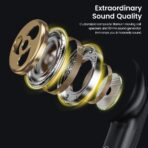 Toocki - Auriculares Inalámbricos TWS Bluetooth 5.3 con Pantalla LED, Modo Gaming 35ms - Imagen 4