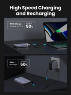 UGREEN - Power Bank 20000mAh 100W con Pantalla LED y Carga Rápida 3-en-1 - Imagen 2