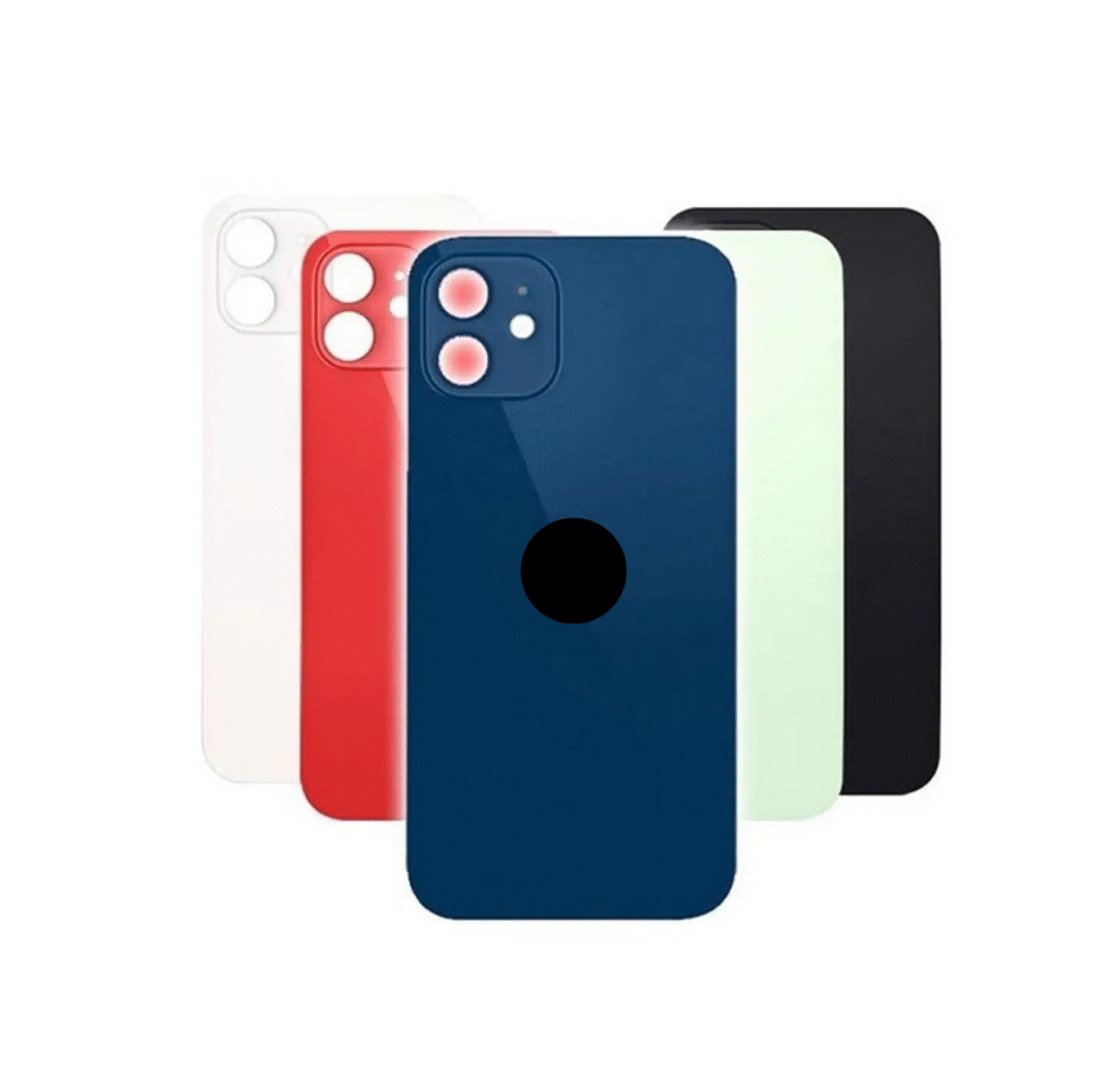 Tapa Trasera de Cristal para iPhone 12 – Con Logo - Imagen 1