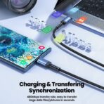 Toocki – Cable USB-C a USB-C de 60W con Transmisión de Datos 1M - Imagen 4