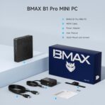 Mini PC Bmax B1 Pro – Intel N4000 hasta 2.6GHz, 8 GB RAM, 128 GB eMMC - Imagen 3