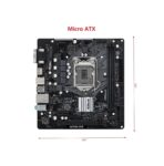 Motherboard ASRock H470M-HVS Micro-ATX – Intel 10ª Gen, DDR4, HDMI/D-Sub, SATA3 - Imagen 2