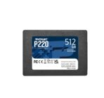 Patriot Memory P220 – SSD Interno 512GB 2.5" SATA III 6Gb/s, hasta 550MB/s