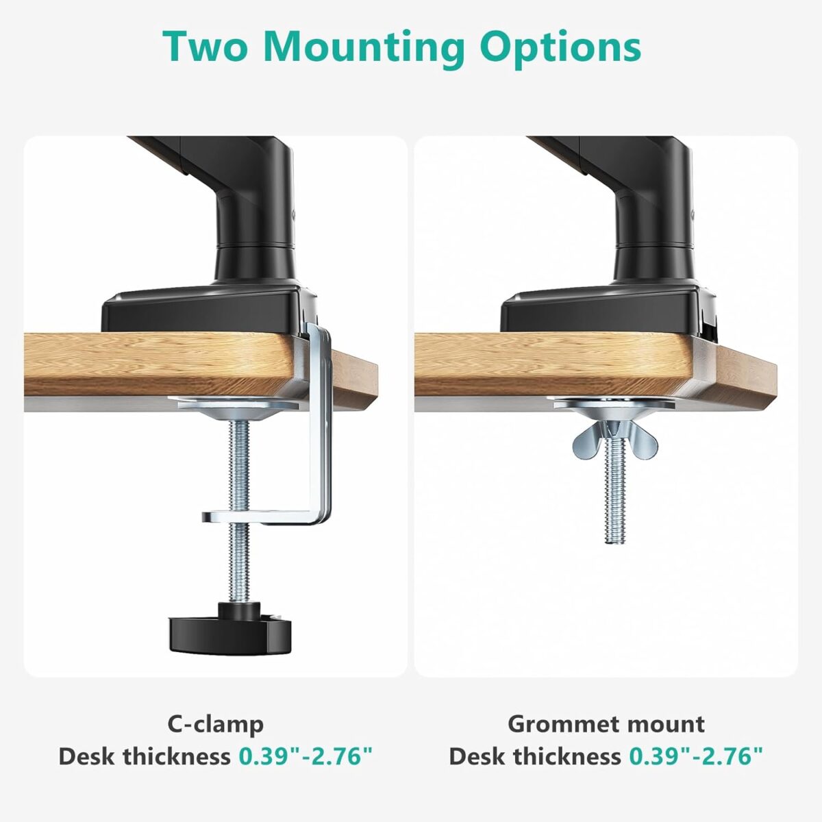 Soporte de Monitor con Brazo de Resorte de Gas para Pantallas 17-34 - Imagen 5