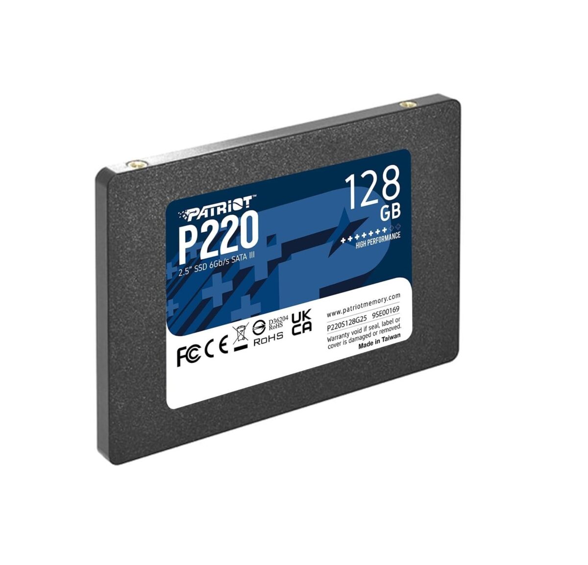 Patriot Memory P220 – SSD Interno 128GB 2.5" SATA III 6Gb/s – Hasta 550MB/s - Imagen 2