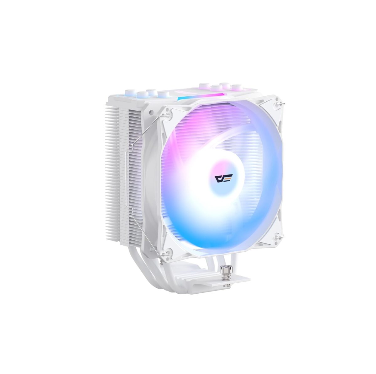 Enfriador CPU darkFlash Z4Pro Mist – 120mm, TDP 200W, 4 Heatpipes, ARGB, Compatible Intel/AMD - Imagen 1