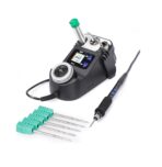Kit de Micro Soldadura con 5 Puntas C210, Control de Temperatura y Pantalla LCD