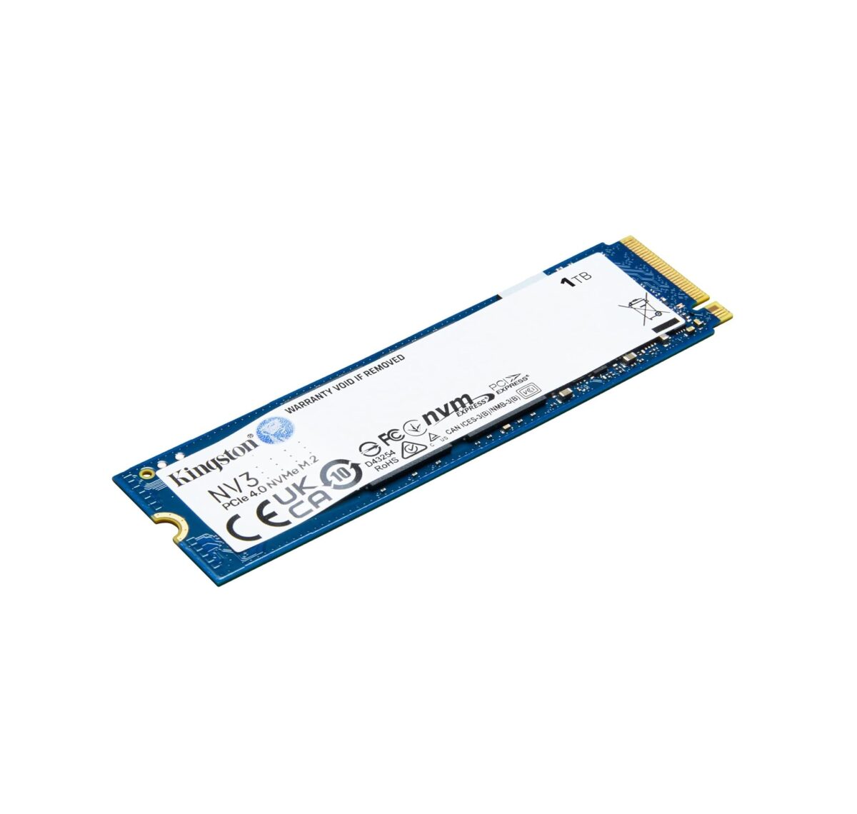 SSD Kingston NV3 1TB M.2 2280 – PCIe 4.0 NVMe, hasta 6000 MB/s - Imagen 1
