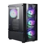 Inland X1 – Case ATX Mid-Tower con Vidrio Templado y 4 Ventiladores RGB