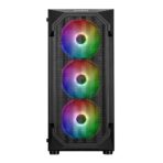 Gamdias GC1 – Chasis ATX Mid-Tower con Vidrio Templado y 4 Ventiladores RGB de 120mm - Imagen 2