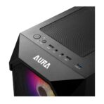 Gamdias GC1 – Chasis ATX Mid-Tower con Vidrio Templado y 4 Ventiladores RGB de 120mm - Imagen 4