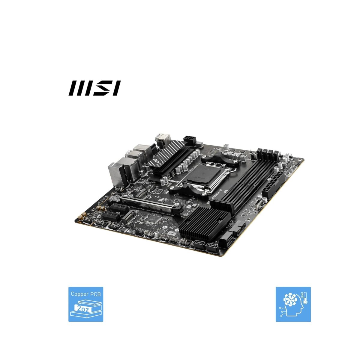 MSI PRO B650M-P V1 – Placa Base Micro-ATX AM5, DDR5, PCIe 4.0, M.2 Gen4, LAN 2.5G - Imagen 4
