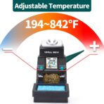 YIHUA 982-III – Kit de Estación de Soldadura de Precisión C210 con 4 Puntas, Pantalla LCD y Accesorios - Imagen 3