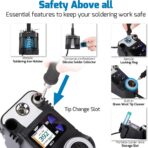 Kit de Micro Soldadura con 5 Puntas C210, Control de Temperatura y Pantalla LCD - Imagen 3