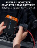 AstroAI S8 – Arrancador de Batería de Coche 1500A Pico con Linterna LED y Power Bank - Imagen 3