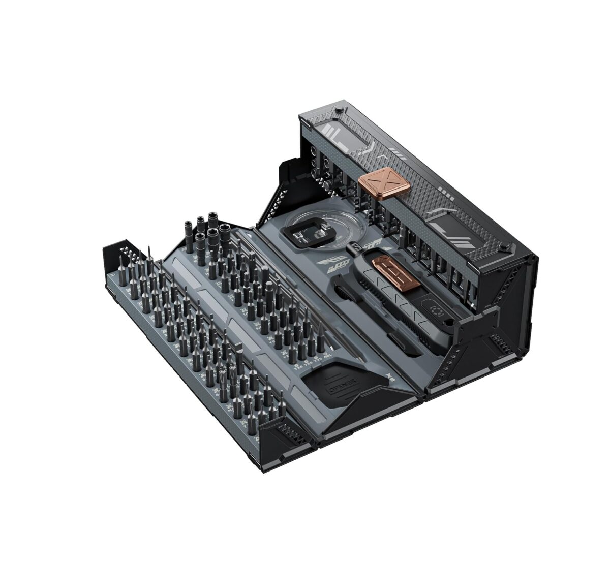 Juego de Destornilladores de Precisión JAKEMY 180 en 1 – Kit Magnético Profesional para Reparación de Electrónica - Imagen 1
