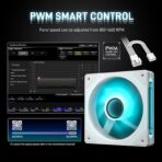 Ventiladores ARKROCK F120 (3 en 1) – 120mm, ARGB, PWM, Espejo Infinito - Imagen 3
