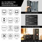 Juego de Destornilladores de Precisión JAKEMY 180 en 1 – Kit Magnético Profesional para Reparación de Electrónica - Imagen 4