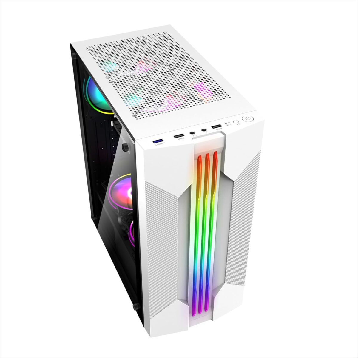 Chasis Gaming suevery SU-66C – Torre Micro-ATX | Vidrio Templado - Imagen 2