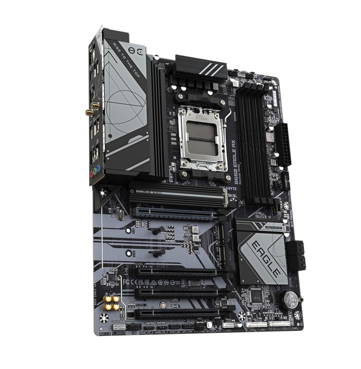 Motherboard GIGABYTE B650 Eagle AX – AM5, DDR5, PCIe 5.0, WiFi 6E, ATX - Imagen 3