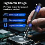 STREBITO Juego de Destornilladores de Precisión 64 en 1 – Kit Magnético para Reparación Electrónica - Imagen 3