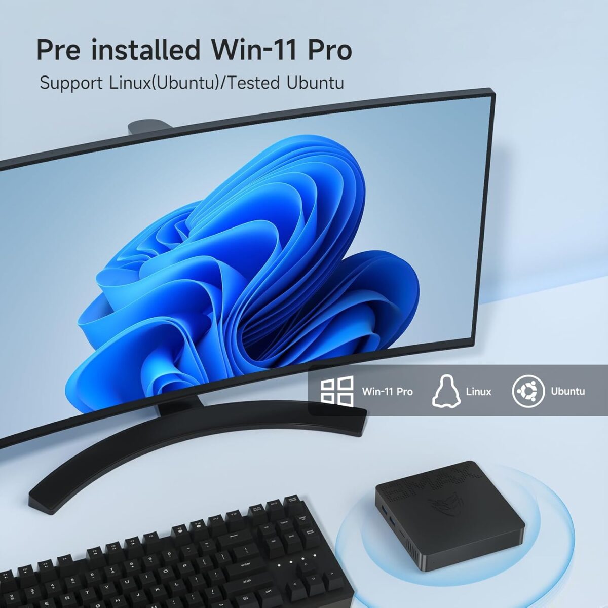 Mini PC Bmax B1 Pro – Intel N4000 hasta 2.6GHz, 8 GB RAM, 128 GB eMMC - Imagen 6