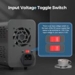 HANGELL – Fuente de Alimentación de CC Variable 30V 10A | Banco de Laboratorio con Ajuste Grueso/Fino, Protección OCP y Pantalla LED - Imagen 7