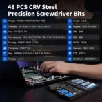 STREBITO Juego de Destornilladores de Precisión 64 en 1 – Kit Magnético para Reparación Electrónica - Imagen 5