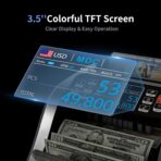 Aneken N60 – Máquina Contadora de Dinero de Denominación Mixta con Detección de Billetes Falsos y Pantalla TFT 3.5 - Imagen 3