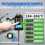 Kit de Estación de Soldadura Digital 60W con Pantalla, 6 Puntas, 2 Manos de Ayuda y Accesorios - Imagen 2