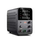 NANKADF – Fuente de Alimentación de CC Variable 30V 10A | Banco de Trabajo con Pantalla LED, Protección OCP y Puerto USB