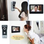 Sistema de Videoportero con Monitor LCD 7” y Cámara Exterior HD con Visión Nocturna - Imagen 2