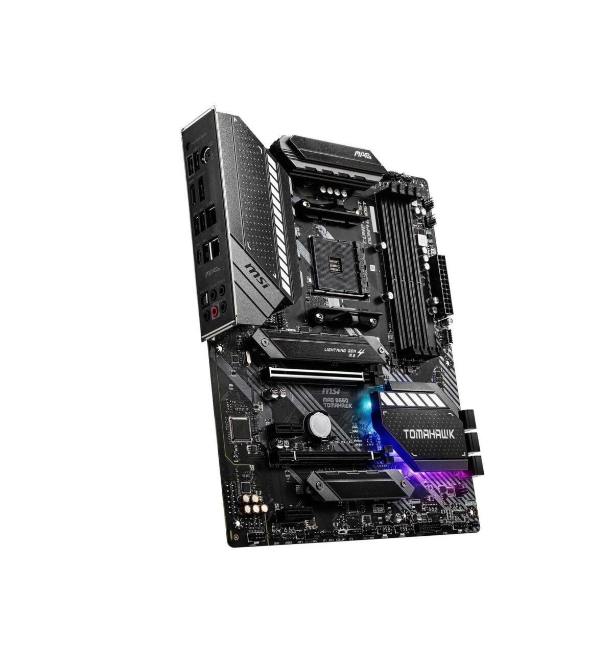 MSI MAG B550 Tomahawk – Placa Base Gaming ATX AM4, DDR4, PCIe 4.0, M.2, USB 3.2 Gen 2 - Imagen 3