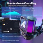 Micrófono MAONO DGM20S – USB Gaming con Cancelación de Ruido, RGB, Brazo Ajustable - Imagen 2