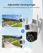 ZOSI C298 – Cámara de Seguridad WiFi 4MP Dual-Lens | Visión 360° PT | Detección Inteligente - Imagen 2