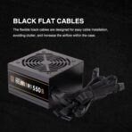 Fuente de Poder GAMDIAS Helios M1-550B – 550W ATX, 80 PLUS Bronze - Imagen 5