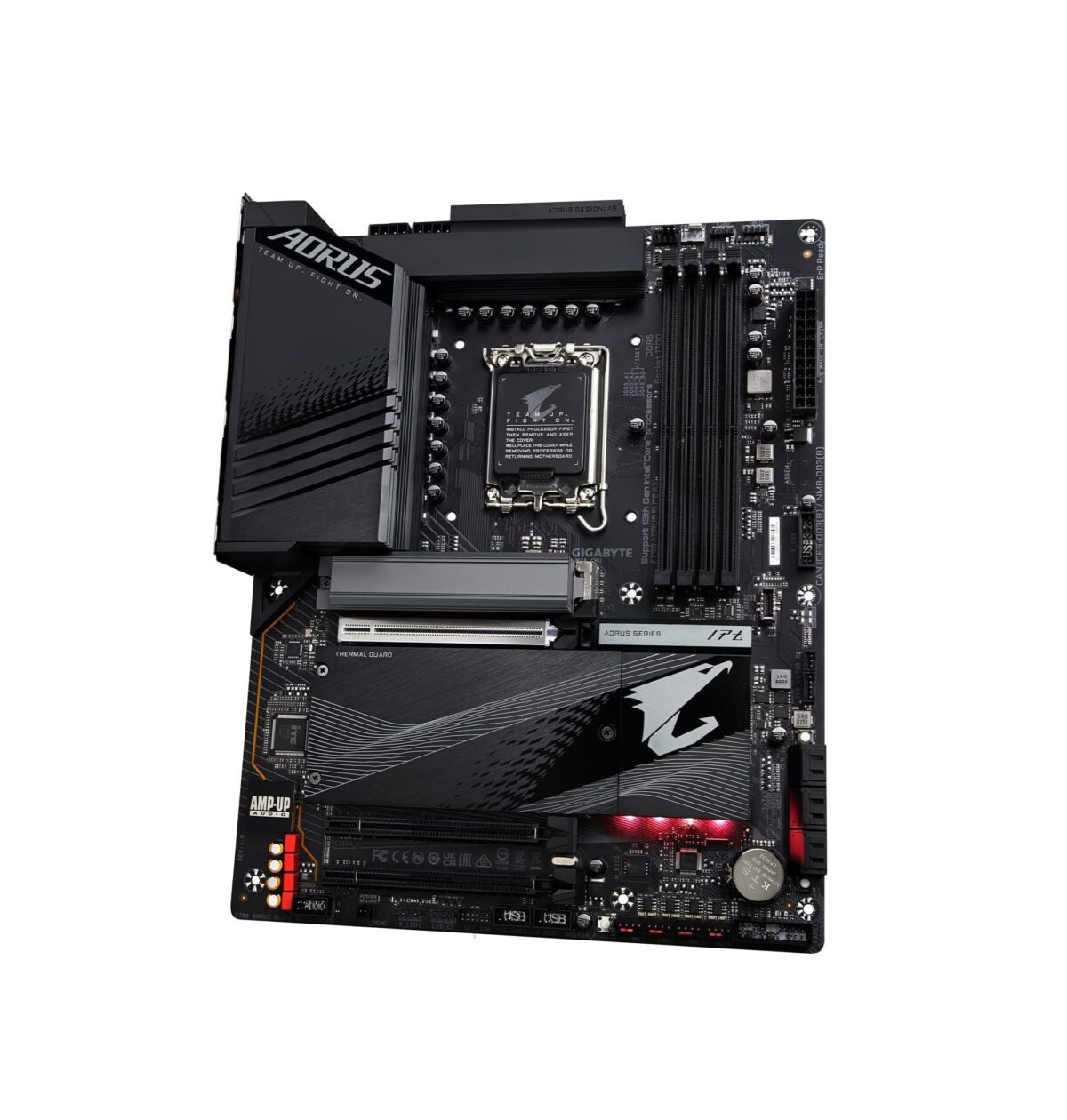 Motherboard GIGABYTE Z790 AORUS ELITE AX – LGA1700, ATX, DDR5, PCIe 5.0, Quad M.2, WiFi 6E, LAN 2.5G - Imagen 3