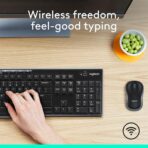 Combo Inalámbrico Logitech MK270 – Teclado y Mouse 2.4GHz, 8 Teclas Multimedia - Imagen 6