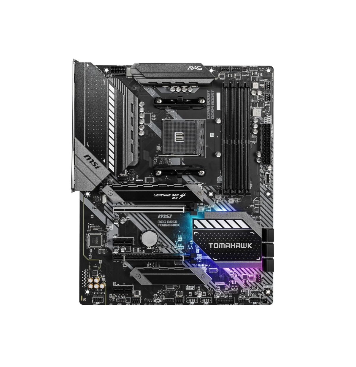 MSI MAG B550 Tomahawk – Placa Base Gaming ATX AM4, DDR4, PCIe 4.0, M.2, USB 3.2 Gen 2 - Imagen 5