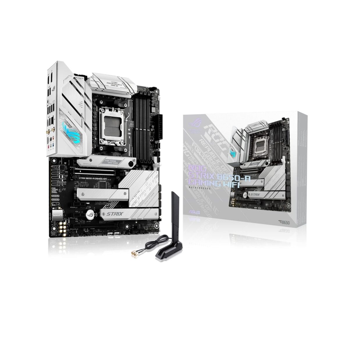 Motherboard ASUS ROG Strix B650-A Gaming WiFi 6E – AM5 Ryzen 7000, DDR5, PCIe 5.0, ATX - Imagen 1