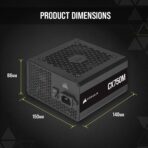 Fuente de Poder Corsair CX750M – 750W ATX, 80 PLUS Bronze - Semi-Modular - Imagen 5