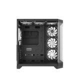 Funda ATX Gaming Iceberg Crystal Edge – Vista Panorámica 3 Lados Vidrio Templado + 7 Ventiladores ARGB - Imagen 2