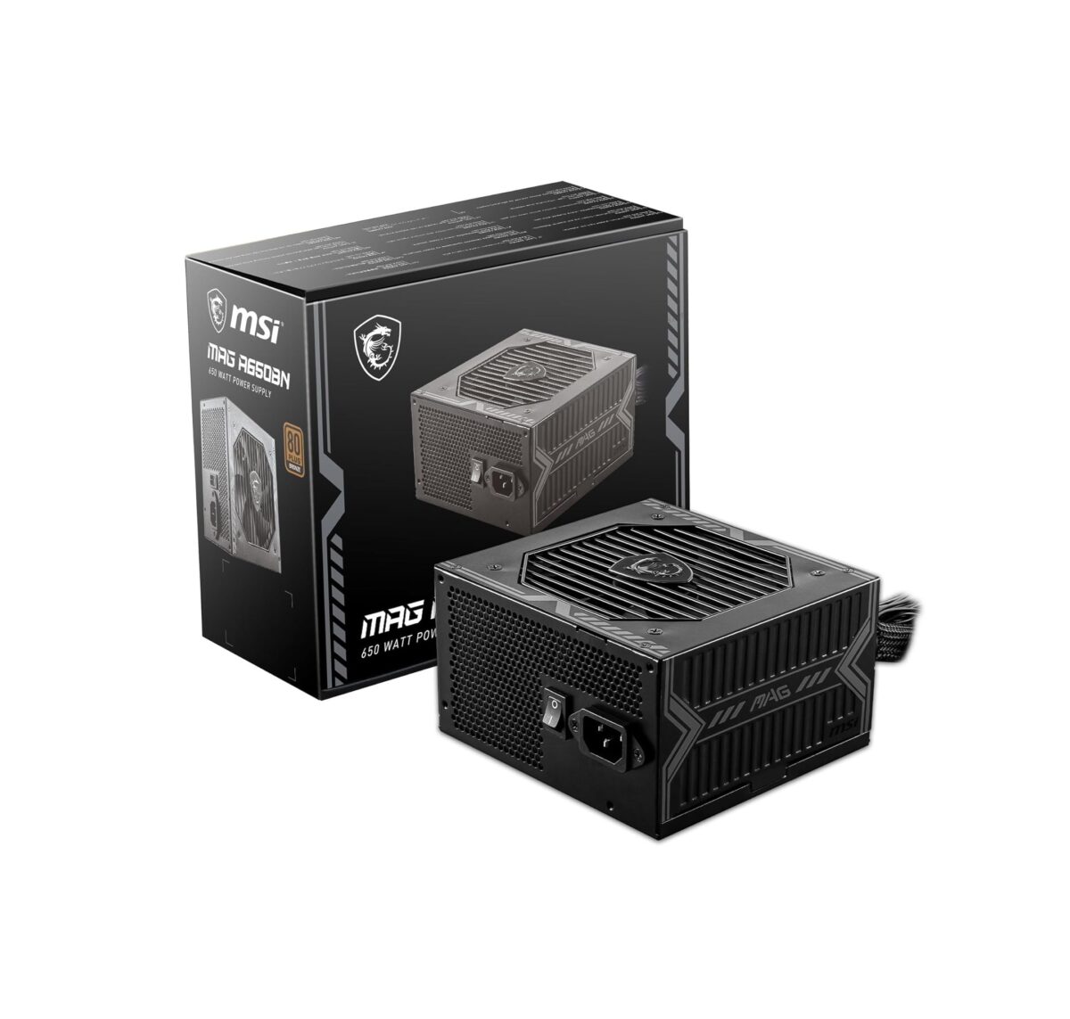 MSI MAG A650BN – Fuente de Alimentación ATX 650W 80+ Bronze - Imagen 1