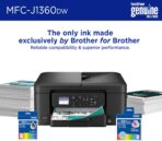 Brother Work Smart MFCJ1360DW – Impresora Multifuncional Inalámbrica de Inyección de Tinta con Dúplex Automático - Imagen 2
