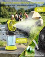 Ventilador de niebla portátil de 30000mAh con tanque de agua de 2L - Imagen 4