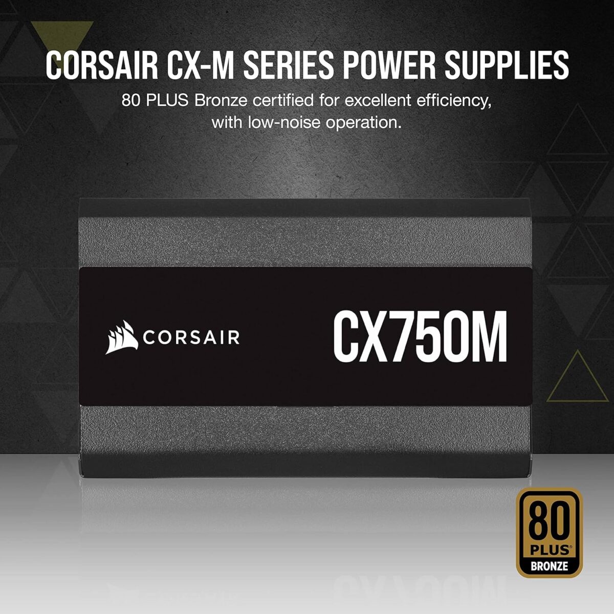 Fuente de Poder Corsair CX750M – 750W ATX, 80 PLUS Bronze - Semi-Modular - Imagen 2