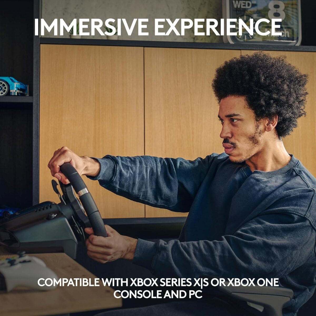 Volante de Carreras Logitech G920 – Xbox Series X|S, Xbox One y PC, Force Feedback, Pedales Ajustables - Imagen 3