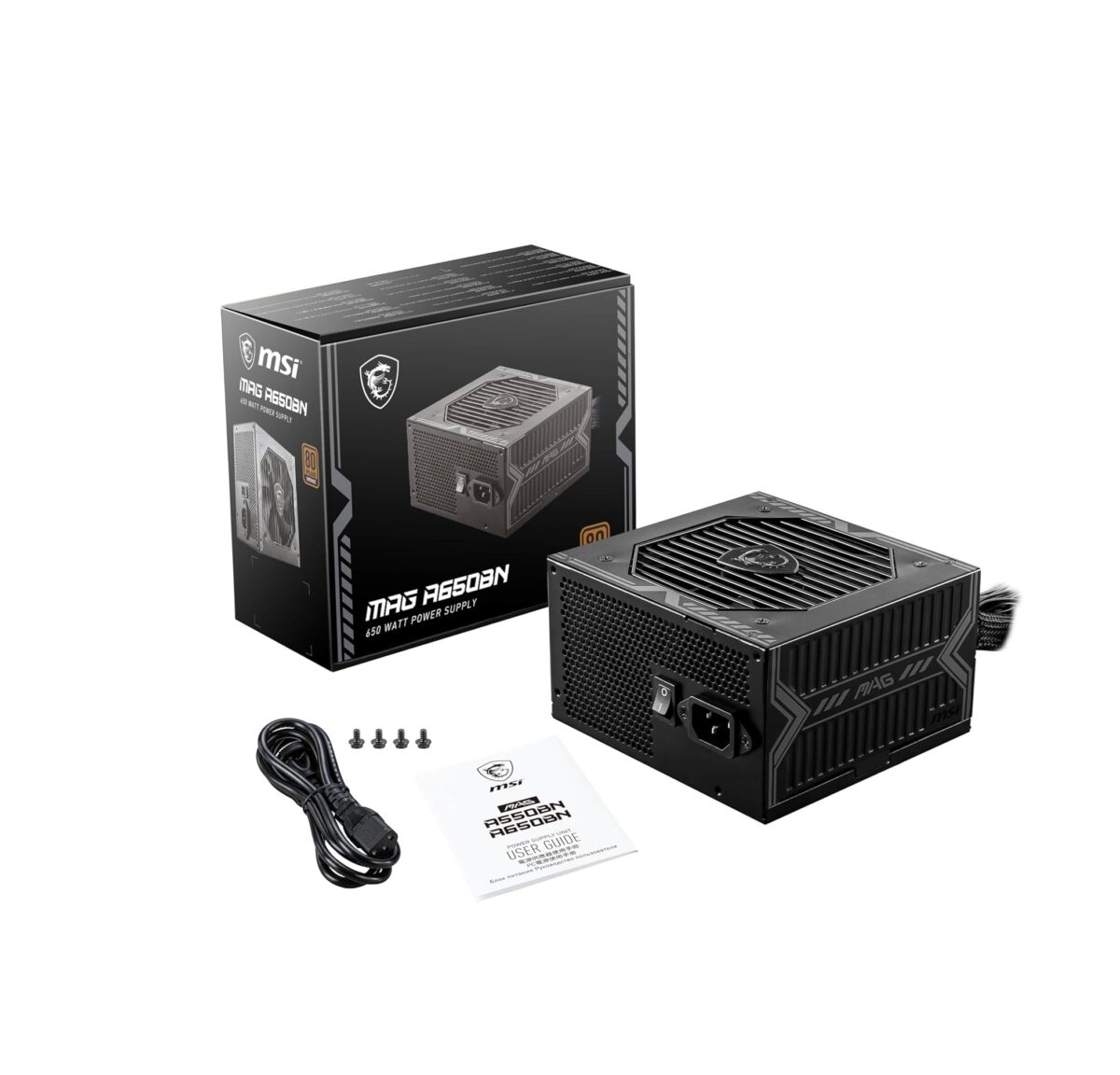 MSI MAG A650BN – Fuente de Alimentación ATX 650W 80+ Bronze - Imagen 5