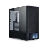 Chasis Lian Li LANCOOL 207 – Torre Media ATX/M-ATX, Pantalla LCD, 4 Ventiladores PWM, Panel de Malla